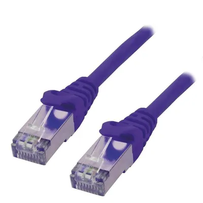 Netzwerkkabel MCL Cat6 3 m lila F/UTP RJ-45