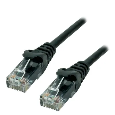 Netzwerkkabel MCL FCC6M-5M/N 5 m Cat6 U/UTP RJ-45 Schwarz