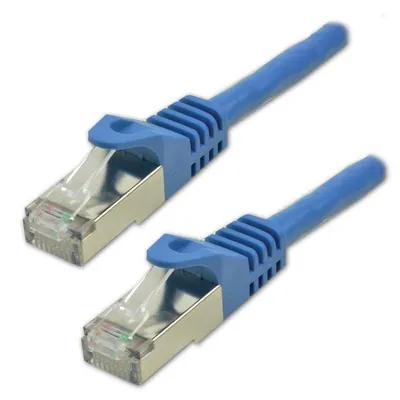 Netzwerkkabel MCL FCC7BMSHF-1M/B Cat7 S/FTP 1 m blau