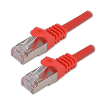 Netzwerkkabel MCL FCC7BMSHF-5M/R Cat7 S/FTP 5 m Rot