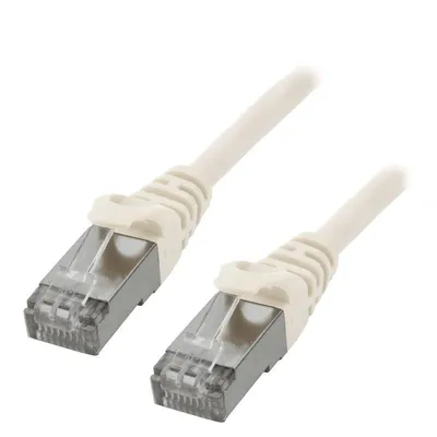 Netzwerkkabel MCL FTP6-0.5M/W Cat6 F/UTP 0,5 m weiß
