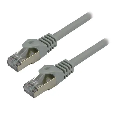 Netzwerkkabel MCL Cat7 S/FTP 0,3 m Grau RJ-45 bis RJ-45