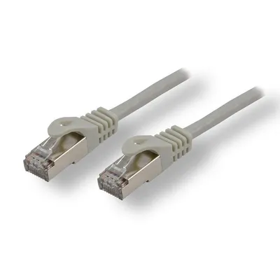 Netzwerkkabel MCL Cat8.1 S/FTP 0,5 m grau RJ-45 bis RJ-45