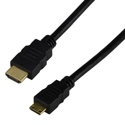 HDMI-Kabel MCL 2 m Typ A auf Mini C mit 3D und vergoldeten Kontakten