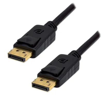 DisplayPort-Kabel MCL 3 m Stecker an Stecker Schwarz