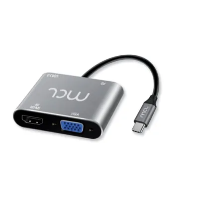 Laptop Docking Station MCL MD1B99AU3CHVUDP USB 3.2 Type-C 60W Silber 4K