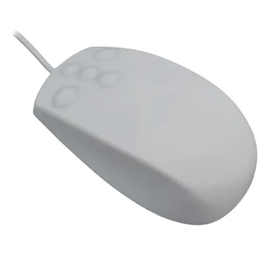 Ratón MCL MP2B99AZZZZSS269W USB PS/2 800 DPI Weiss IP68 Silikon