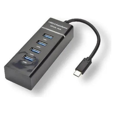 Hub MCL 4 Ports 5000 Mbit/s USB 3.2 Gen 1 Modell USB3C-H114 Schwarz