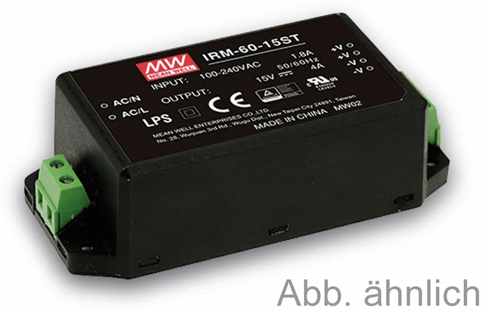 MEAN WELL AC/DC-Printnetzteil IRM-60-24ST