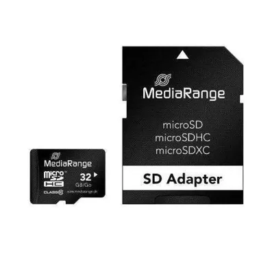 microSDHC Karte Mediarange MR959 32GB Klasse 10 mit SD-Adapter