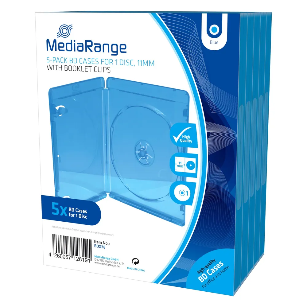 MediaRange Blu-Ray Ersatzhüllen