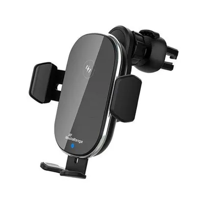 Kfz-Ladegerät Mediarange MRMA117 Wireless 15W Schnellladung LED Schwarz