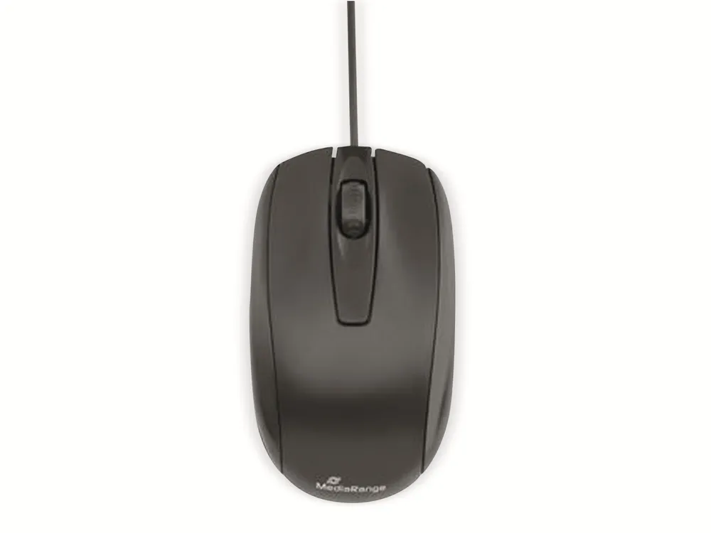 MEDIARANGE USB-Maus MROS211, 3 Tasten, schwarz
