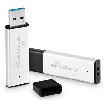 USB-Stick MediaRange MR1902 128 GB USB 3.2 Gen 1 220 MB/s Schwarz Silber