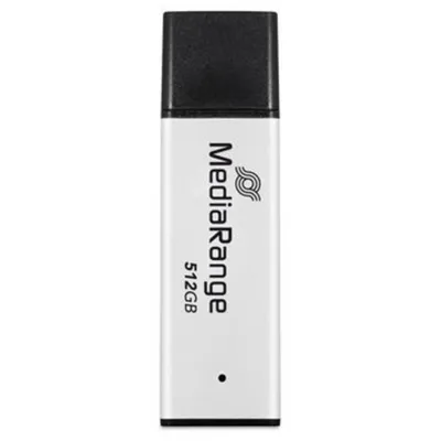 USB-Stick MediaRange MR1904 512 GB USB-A 3.2 Gen 1 250 MB/s schwarz und silber