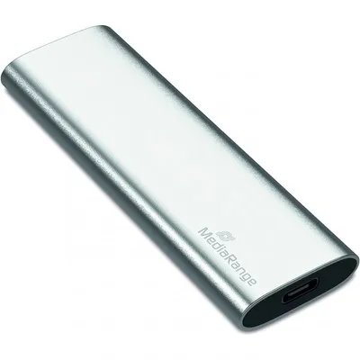 MediaRange MR1100 Externes Solid State Drive 120 GB USB Typ-C 3.2 Gen 2 (3.1 Gen 2) Silber