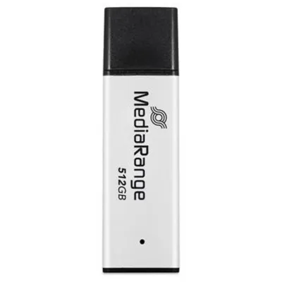 USB-Stick MediaRange MR1904 512 GB USB 3.2 Gen 1 Schwarz Silber USB-Stick MediaRange MR1904 512 GB USB 3.2 Gen 1 Schwarz Silber