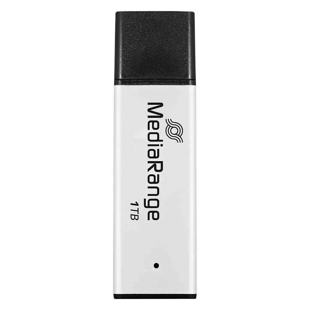 USB-Stick MediaRange MR1905-1 1 TB USB 3.2 Gen 1 Aluminium Schwarz Silber
