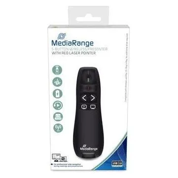 Wireless Presenter MediaRange MROS220 RF USB 15 m Schwarz
