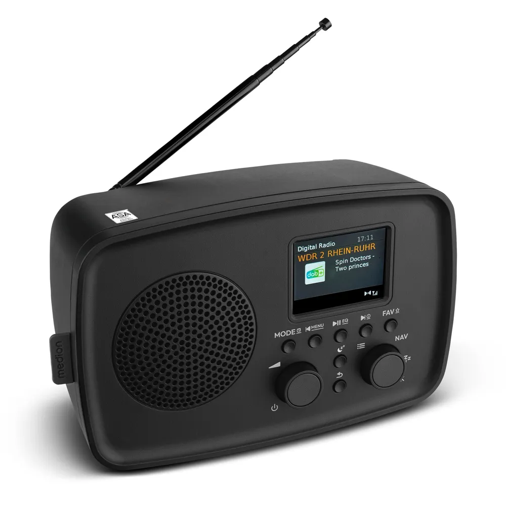 LIFE DAB+ Radio DRE-1 (MD89288) schwarz DAB+ Radio