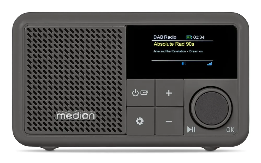LIFE S66822 (MD44822) grau DAB+ Radio