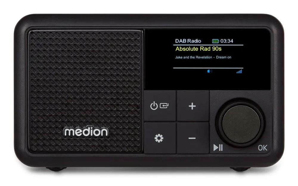 LIFE S66822 (MD44822) schwarz DAB+ Radio