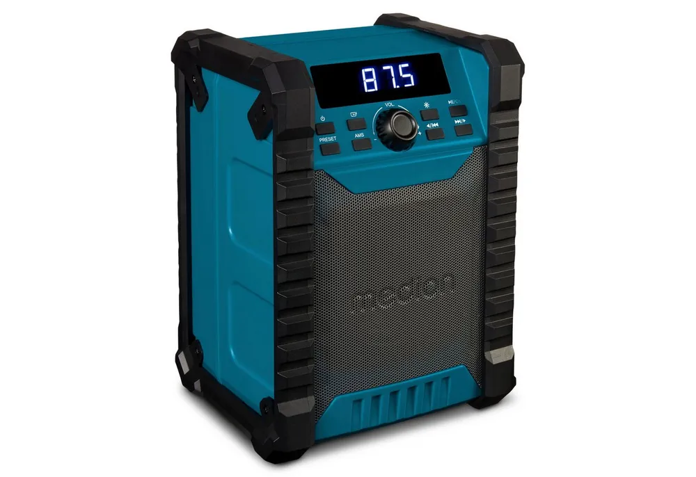 Medion® Bluetooth® Baustellenradio MEDION LIFE E65895 (MD 43895) Baustellenradio (AM/FM, 10 W, integrierter Akku, Bluetooth 5.4, IP54-Schutz)