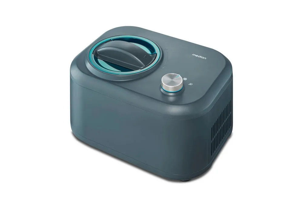 Medion® Eismaschine Eismaschine MD 10169, Kapazität für 1L Eis, 100W, Zubereitungszeit max.60min