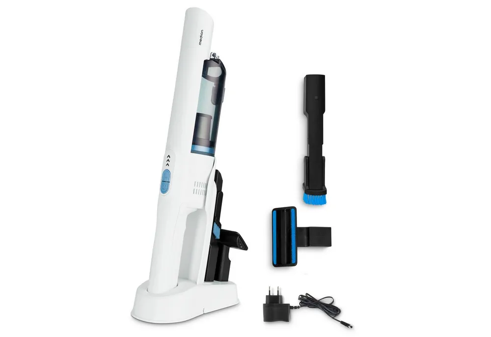 Medion® Handstaubsauger Handstaubsauger MD12057, 200 W, beutellos, 200 ml Staubbehälter, Eco-Modus (10 kPa)