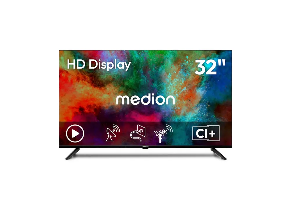 Medion® MD832002 LCD-LED Fernseher (80 cm/32 Zoll, 720p HD Ready, Pay-TV, 60Hz, E8322600)