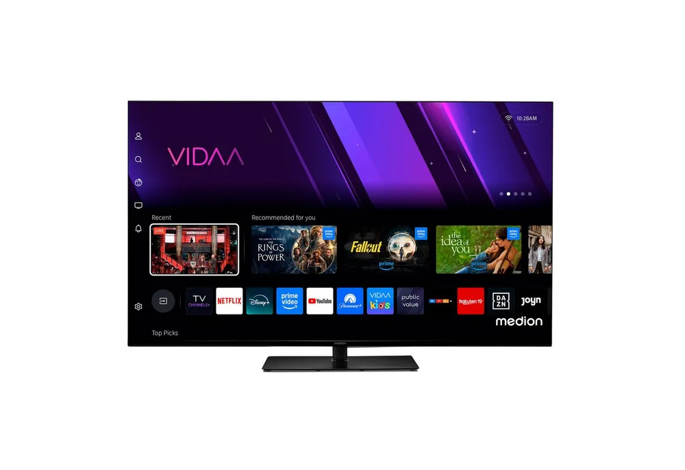 Medion® MD843300 LCD-LED Fernseher (108 cm/43 Zoll, 4K Ultra HD, Smart TV, VIDAA TV, Dolby Vision, Dolby Atmos, Netflix, HBO Max, Prime Video, Disney+, WOW)