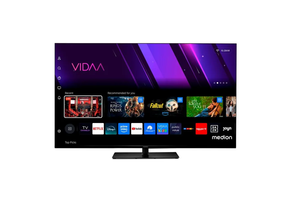 Medion® MD855300 LCD-LED Fernseher (138.8 cm/55 Zoll, 4K Ultra HD, Smart TV, VIDAA TV, Dolby Vision, Dolby Atmos, Netflix, HBO Max, Prime Video, Disney+, WOW)