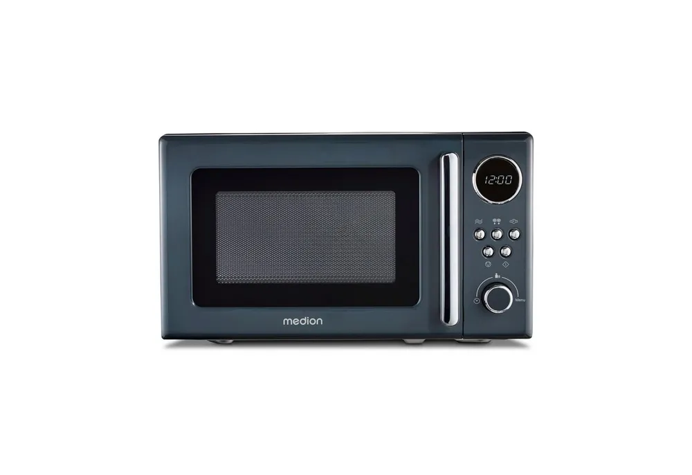 Medion® Mikrowelle MD15000, Netzkabel, 20 l, 8 Automatikprogramme, Auftaufunktion,Timerfunktion