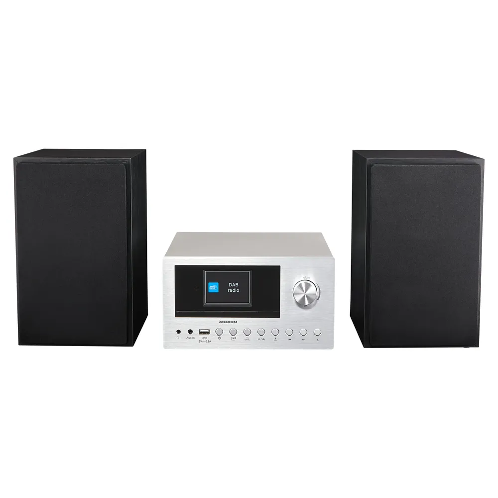 Micro-Audio-System MD85008 silber