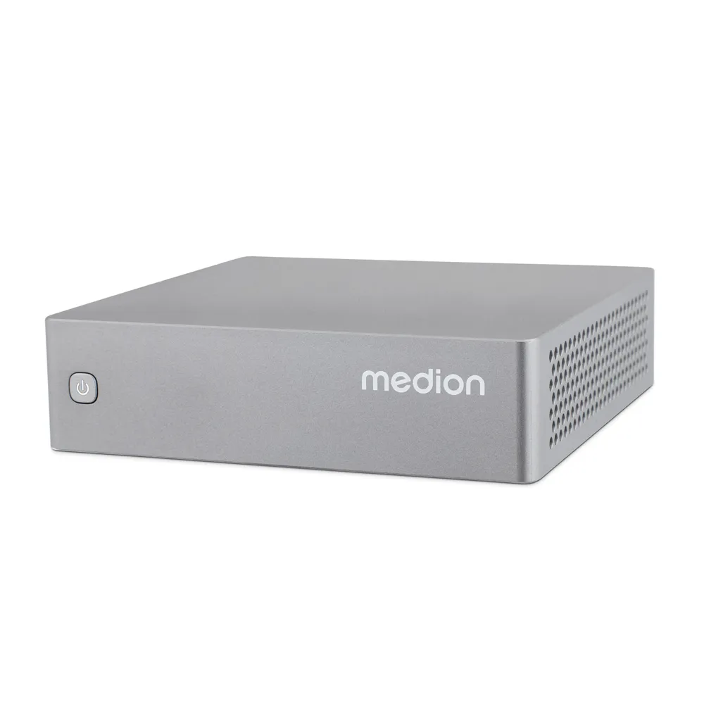 Mini PC S06 (MD35385), Silber, Intel Core i3-1315U, 8 GB, 512 GB PCIe SSD, Intel UHD