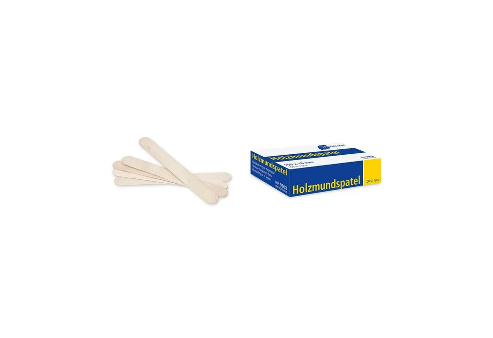 MediTrade Mundpflegecenter Meditrade - Holzmundspatel - splitterfreier Spatel, unsteril - 100stk.