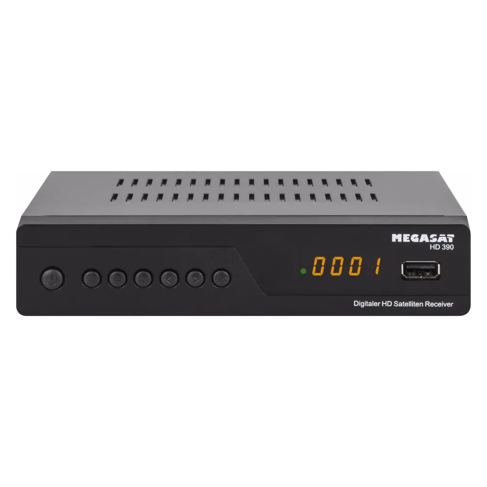 Decoder Megasat HD 390 Full HD DVB-S/S2 Kabel Schwarz