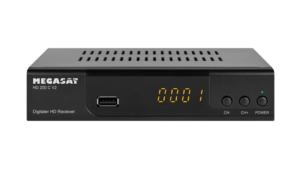 HD 200C V2 Kabel Full HD Schwarz Kabel-Receiver