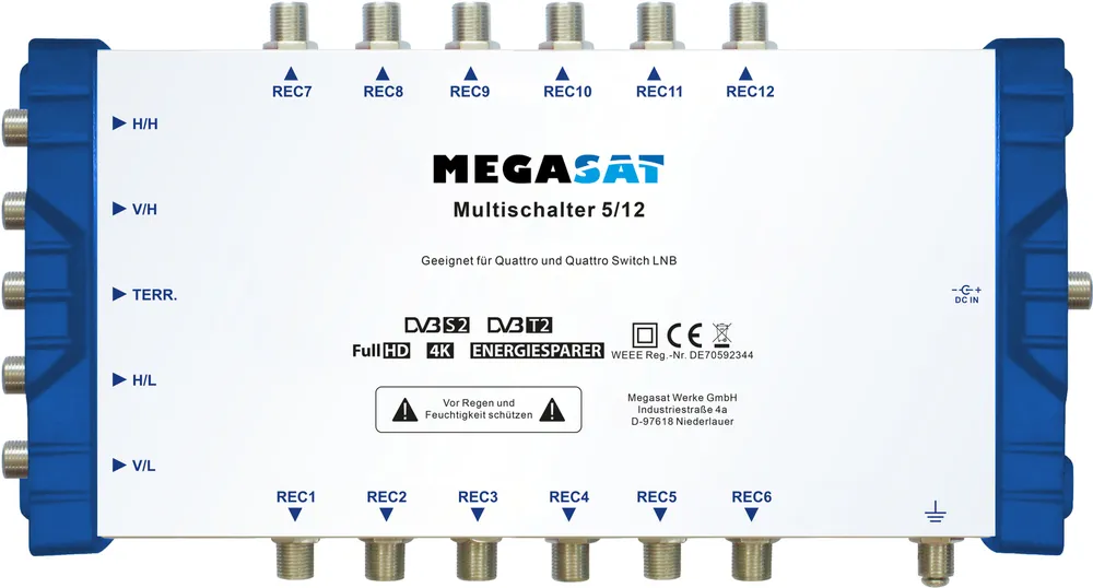 MEGASAT Multischalter 5/12 0600205