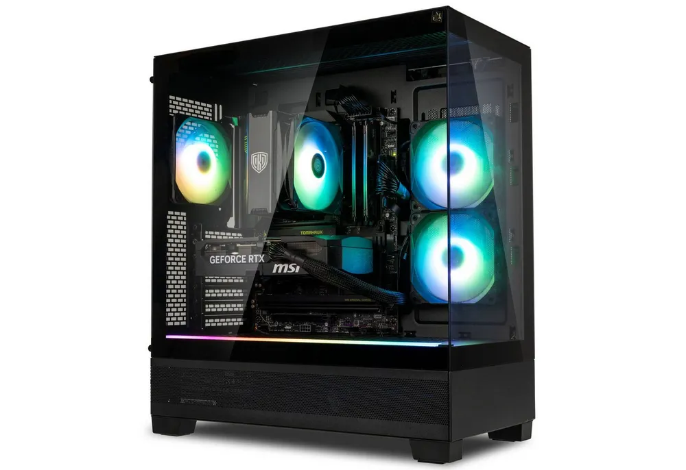 Meinpc AMD Ryzen 7 mit GeForce RTX 5060 Ti 16GB und 32GB Ram Gaming-PC (AMD Ryzen 7 5700X, RTX 5060 Ti, 32 GB RAM, 1000 GB SSD, Luft, Windows 11 Pro - Gaming - RGB)