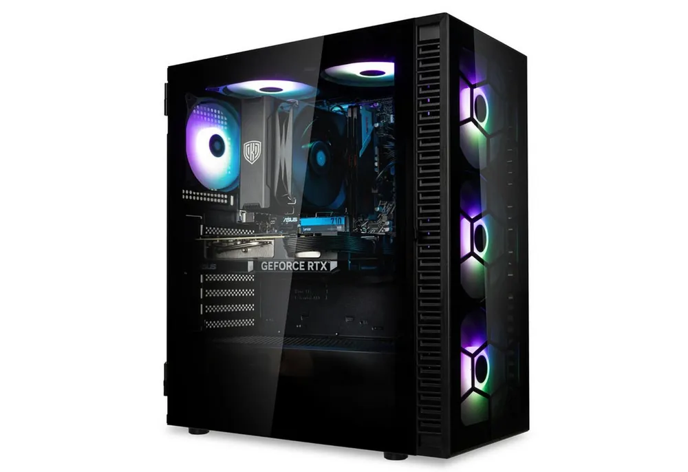 Meinpc AMD Ryzen 7 mit RTX 5060 Gaming-PC (AMD Ryzen 7 5700X, RTX 5060, 32 GB RAM, 1000 GB SSD, Luft, Windows 11 Pro, Gaming, Gamer)