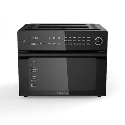 Horno Heißluft Melchioni Benedetta 30 l Schwarz mit Touchscreen und 18 Programmen