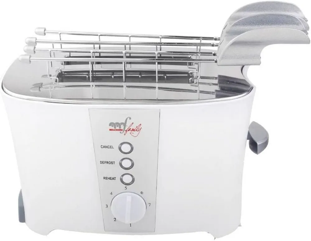 Melchioni Toaster TOSTO Toaster mit 7 Toaststufen, 600W Auftaufunktion