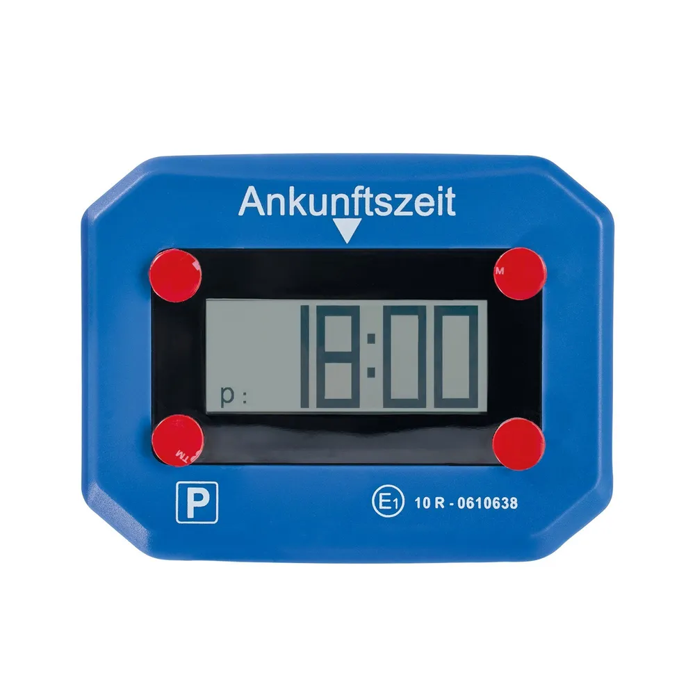 MA-3100 elektronische Parkscheibe - KBA zugelassen - 5 Jahre Batterielaufzeit, Nachtmodus, blau