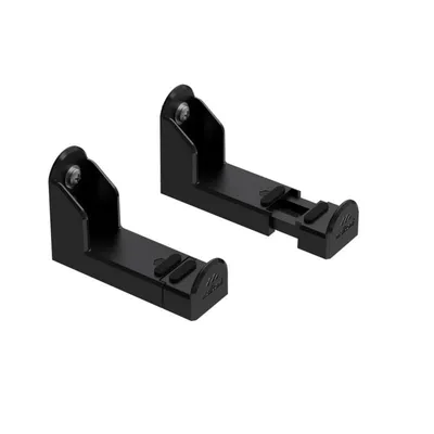 Wandhalterung Meliconi 480530 Kunststoff Schwarz 10 kg 2 Stück