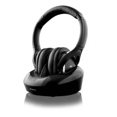 Auriculares Meliconi HP DIGITAL PLUS inalámbricos y con cable para TV Cancelación de Ruido negro