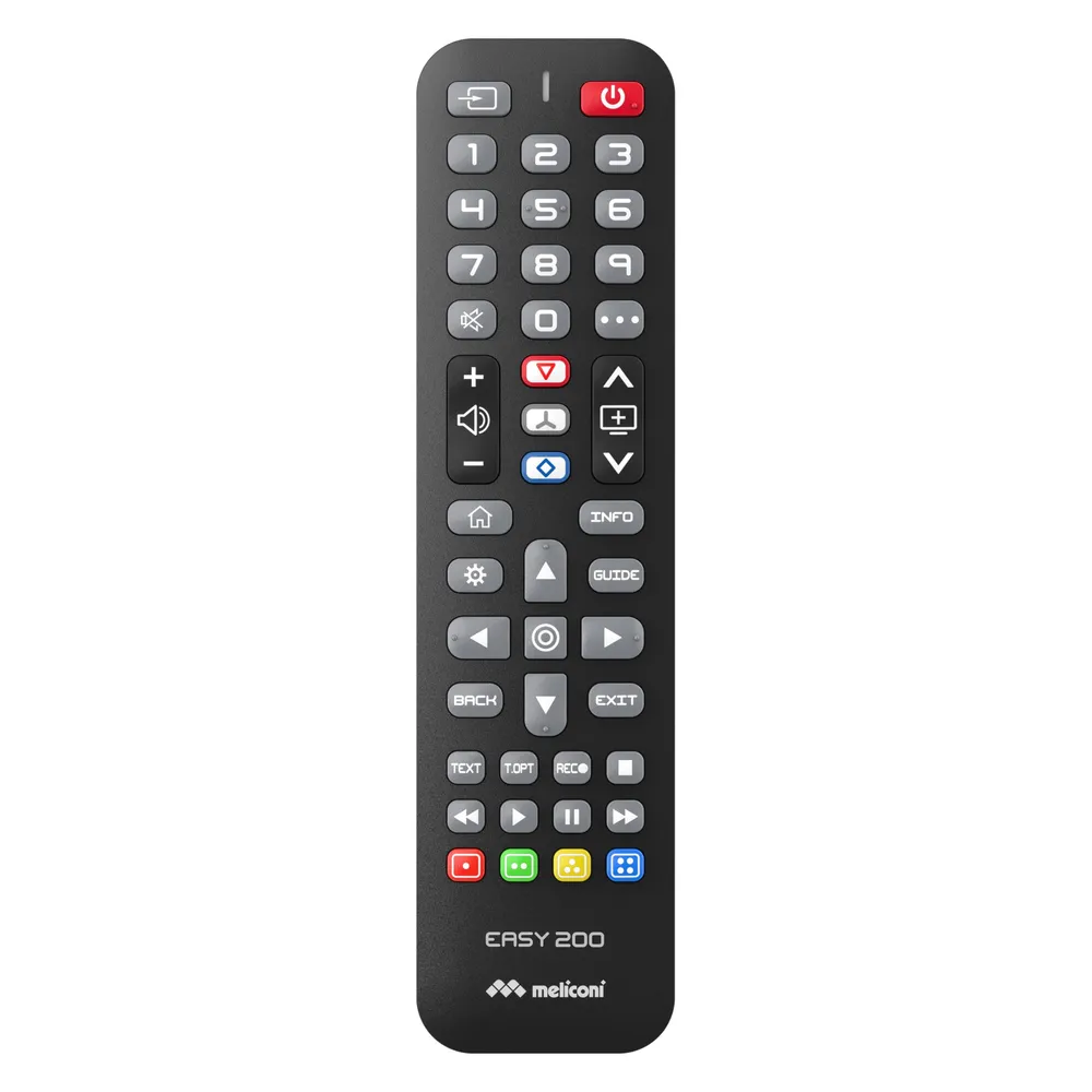 Fernbedienung Meliconi 808057 Universal TV LG IR Kabellos Schwarz