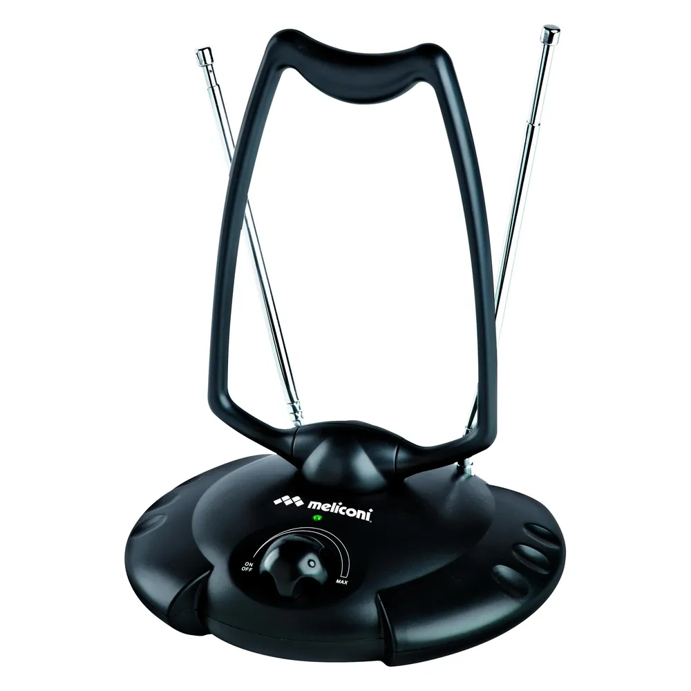 Antennen Fernseher Meliconi AT 380 USB Innenbereich Dual USB-Stromversorgung Schwarz
