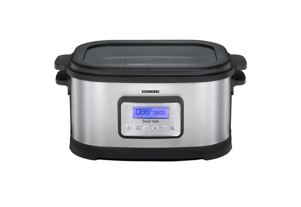 MELISSA Dampfgarer 16310170, 520 W, Sous Vide, Vakuumgaren, für Fleisch, Fisch, Gemüse und Obst