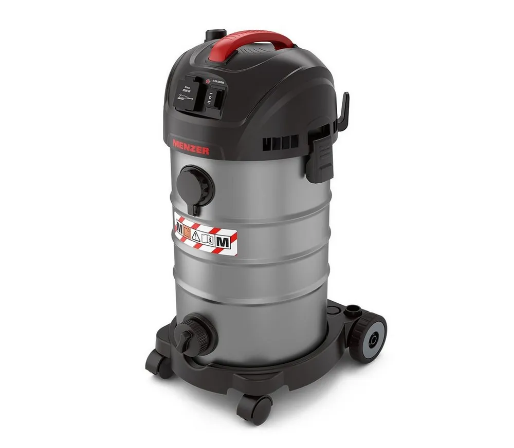 MENZER Industriesauger VCM 330, 1400 W, Sicherheitssauger, Nass-Trocken-Sauger, Klasse M, 30l